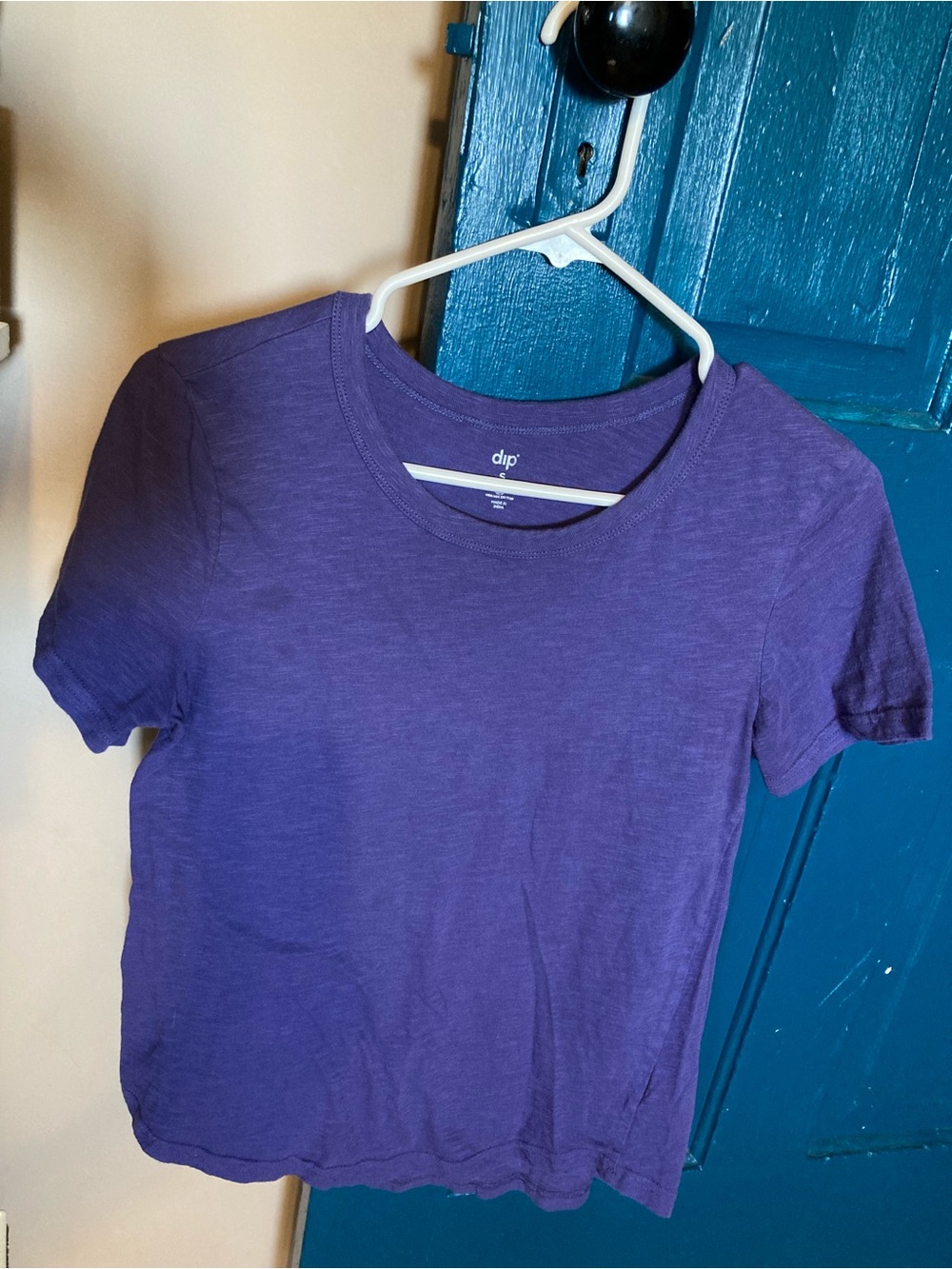 dip Purple Short Sleeve Crewneck Tees x3